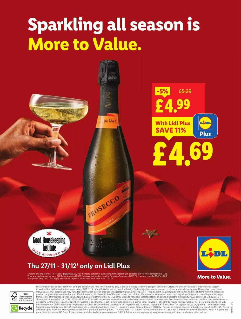 Lidl offers valid from 27/11/2025 - Page 29.