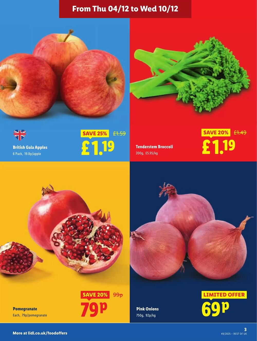 Lidl offers valid from 04/12/2025 - Page 3.