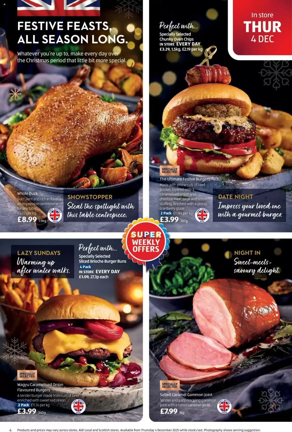 Aldi offers valid from 04/12/2025 - Page 4.