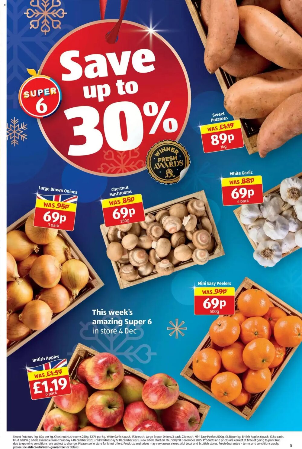 Aldi offers valid from 04/12/2025 - Page 5.