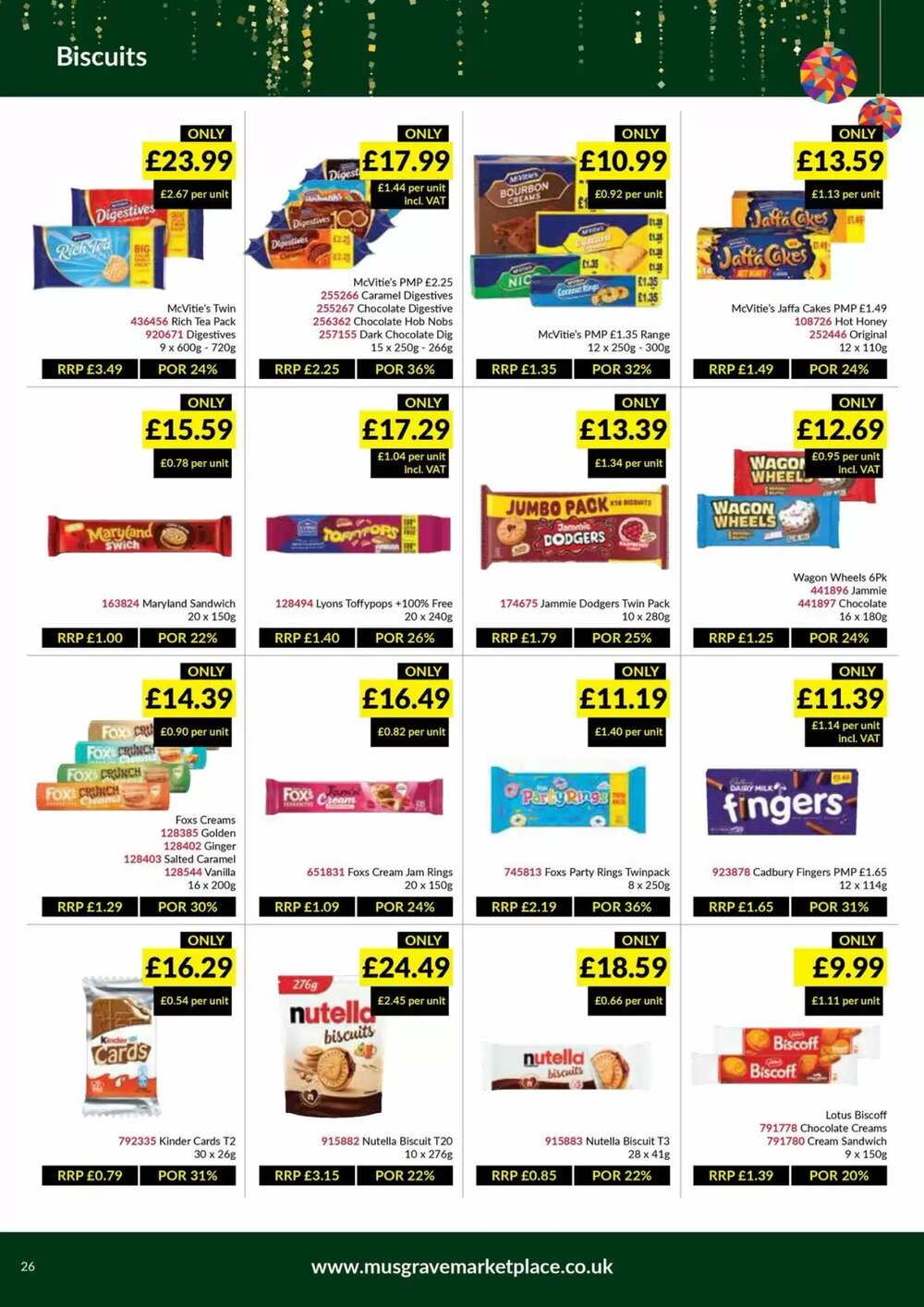 Musgrave MarketPlace offers valid from 08/12/2025 - Page 26.