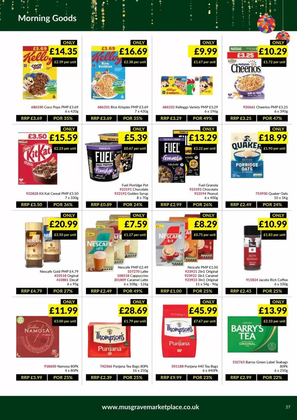 Musgrave MarketPlace offers valid from 08/12/2025 - Page 27.