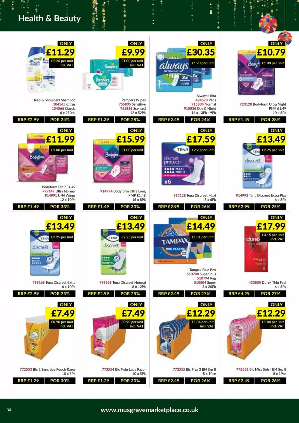 Musgrave MarketPlace offers valid from 08/12/2025 - Page 34.