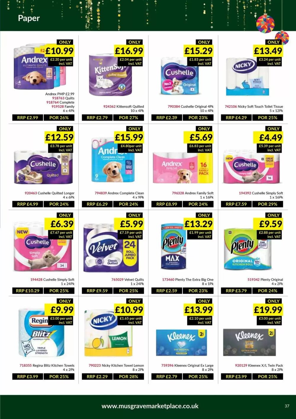 Musgrave MarketPlace offers valid from 08/12/2025 - Page 37.