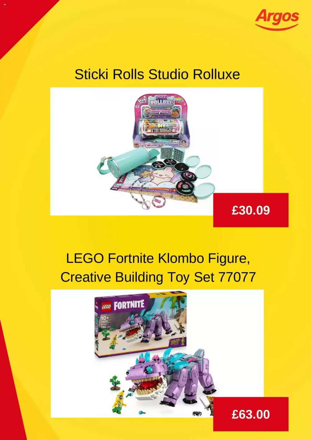 Argos offers valid from 09/12/2025 - Page 3.
