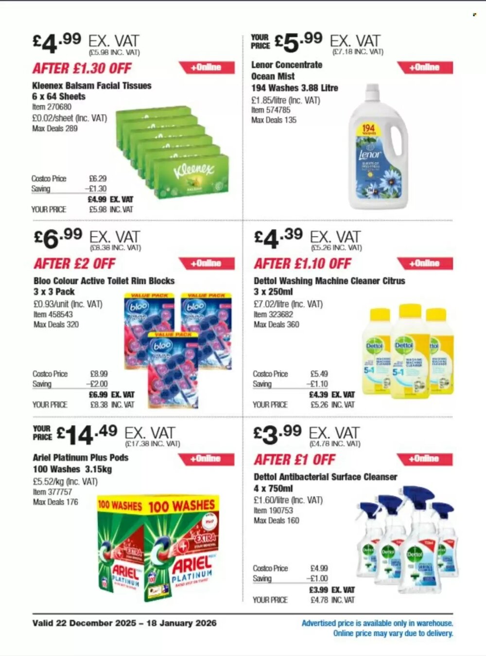 Costco offers valid from 22/12/2025 - Page 20.