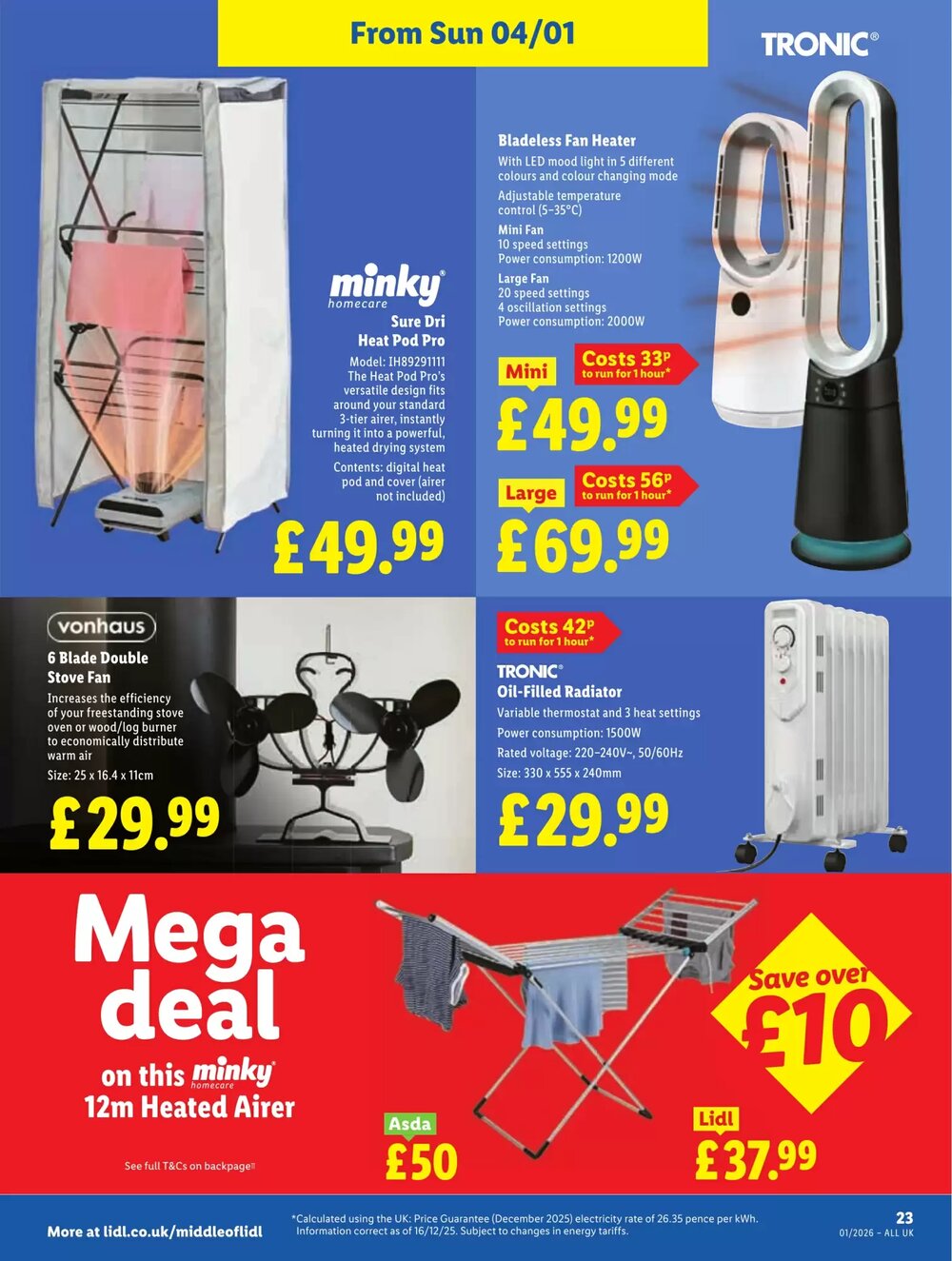 Lidl offers valid from 31/12/2025 - Page 23.