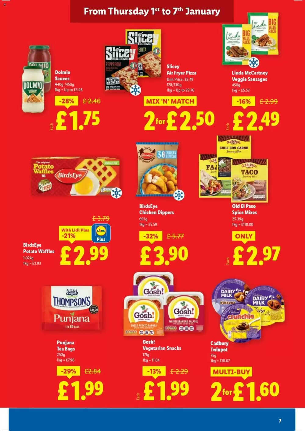 Lidl offers valid from 01/01/2026 - Page 7.