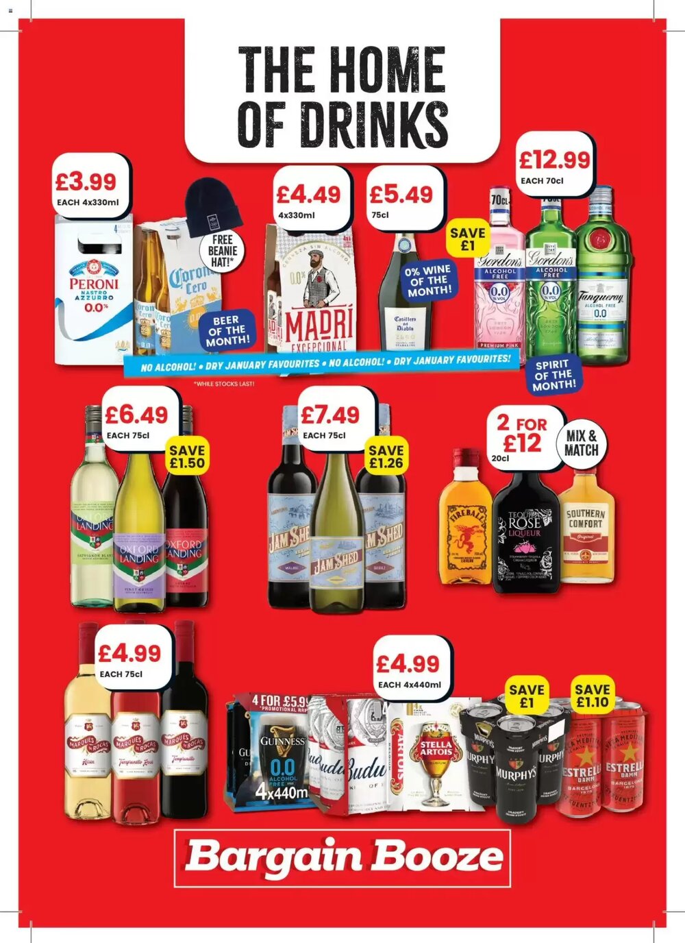 Bargain Booze offers valid from 02/01/2026 - Page 1.