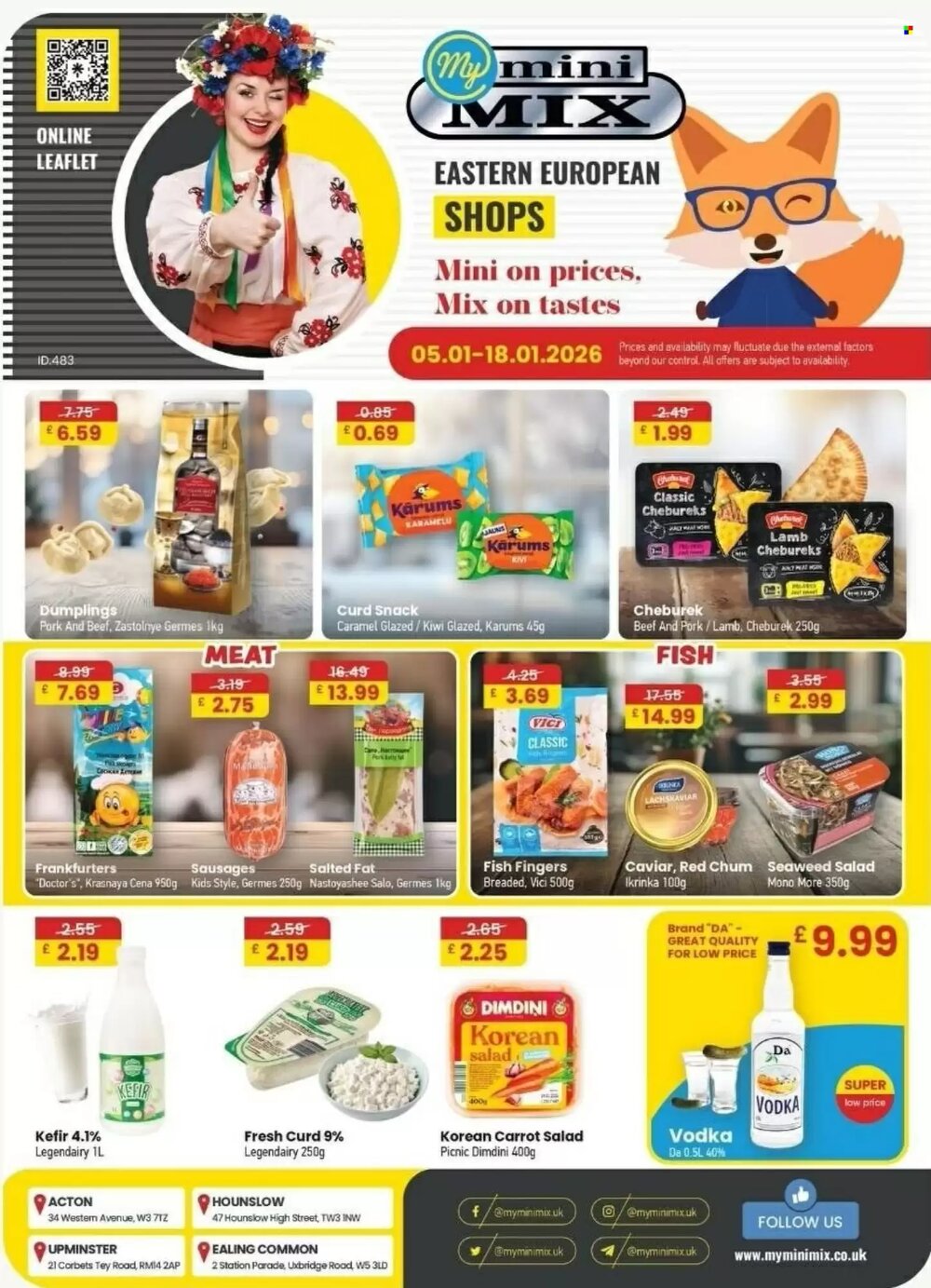 MyMINIMIX offers valid from 05/01/2026 - Page 1.