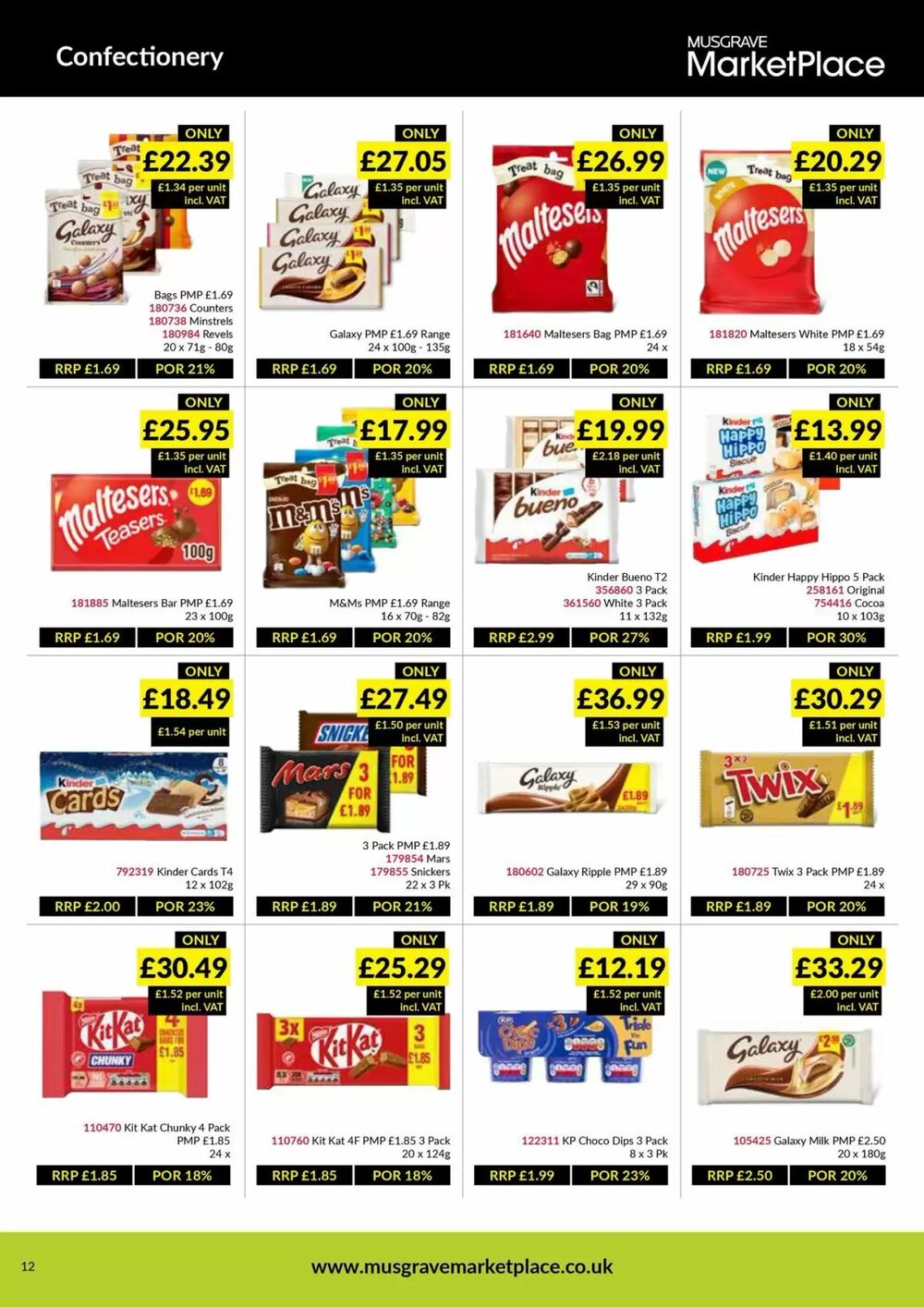 Musgrave MarketPlace offers valid from 05/01/2026 - Page 12.