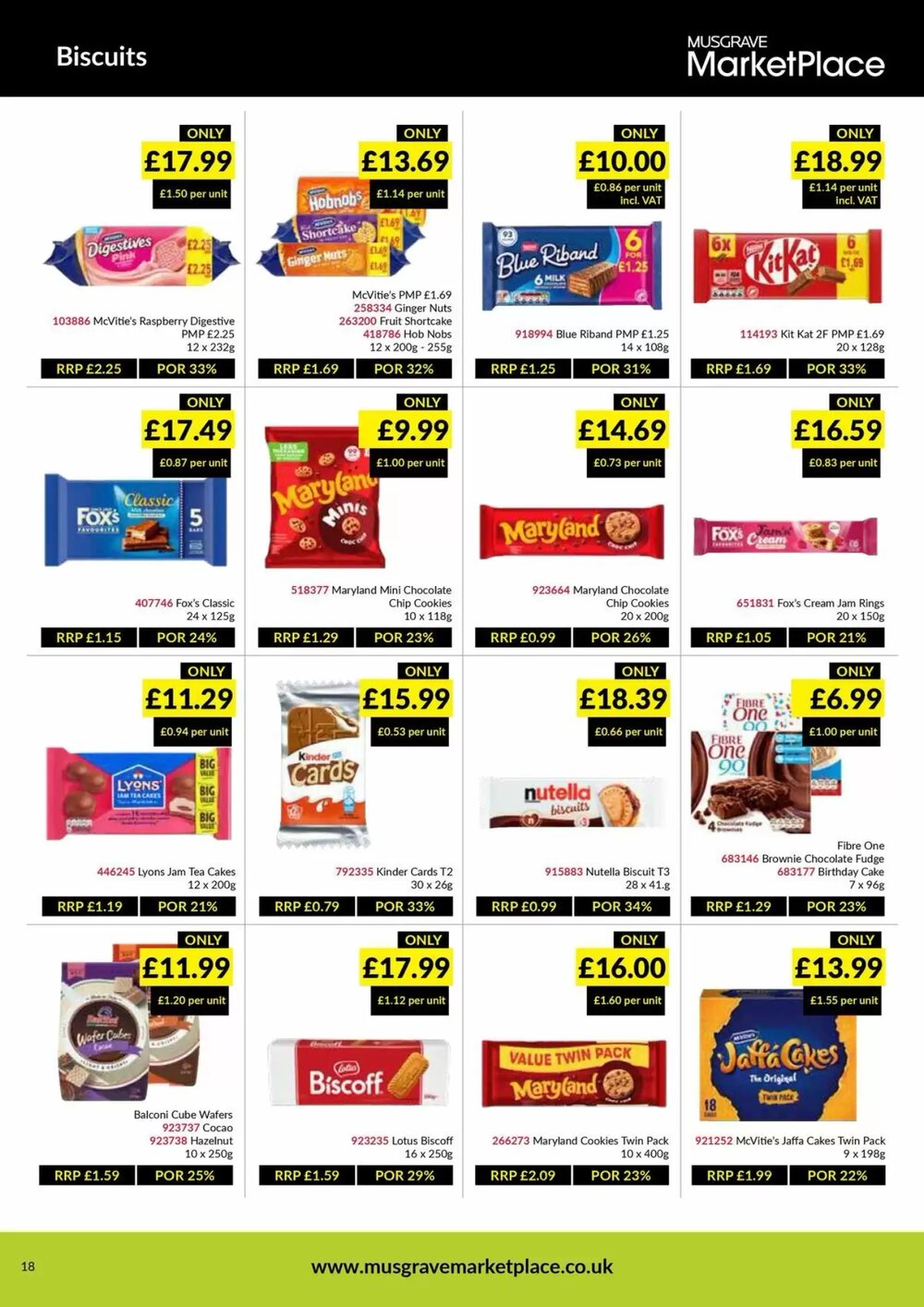 Musgrave MarketPlace offers valid from 05/01/2026 - Page 18.
