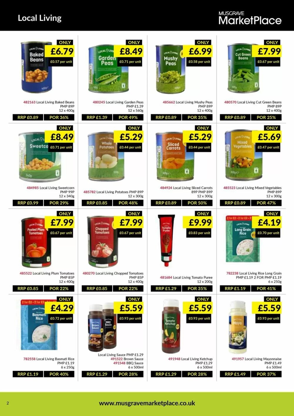 Musgrave MarketPlace offers valid from 05/01/2026 - Page 2.