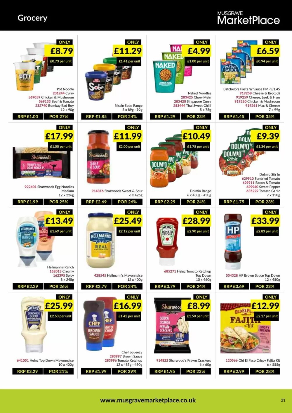 Musgrave MarketPlace offers valid from 05/01/2026 - Page 21.