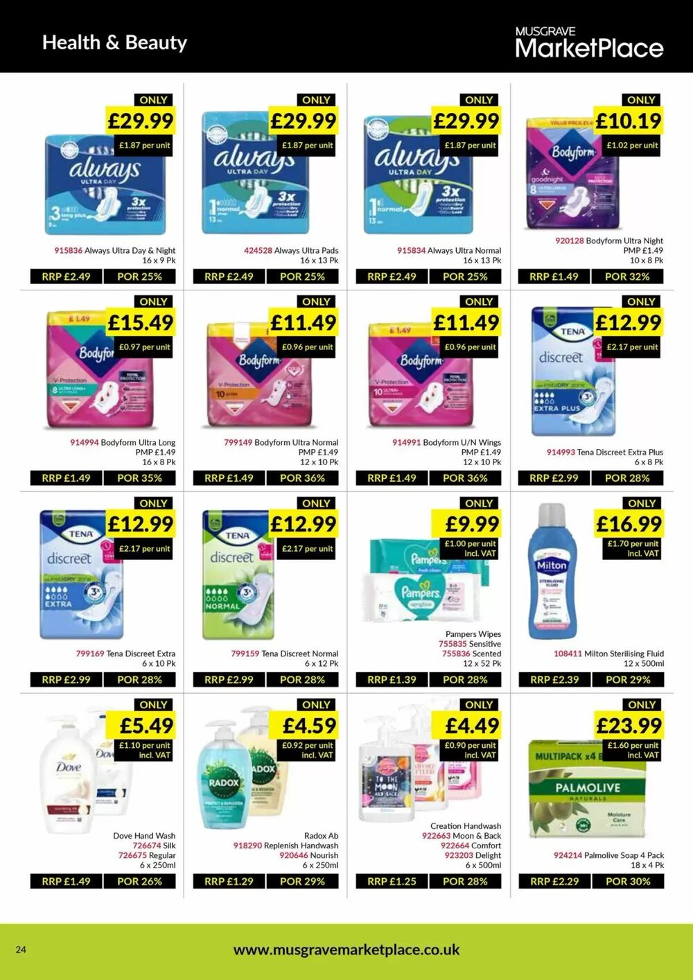 Musgrave MarketPlace offers valid from 05/01/2026 - Page 24.