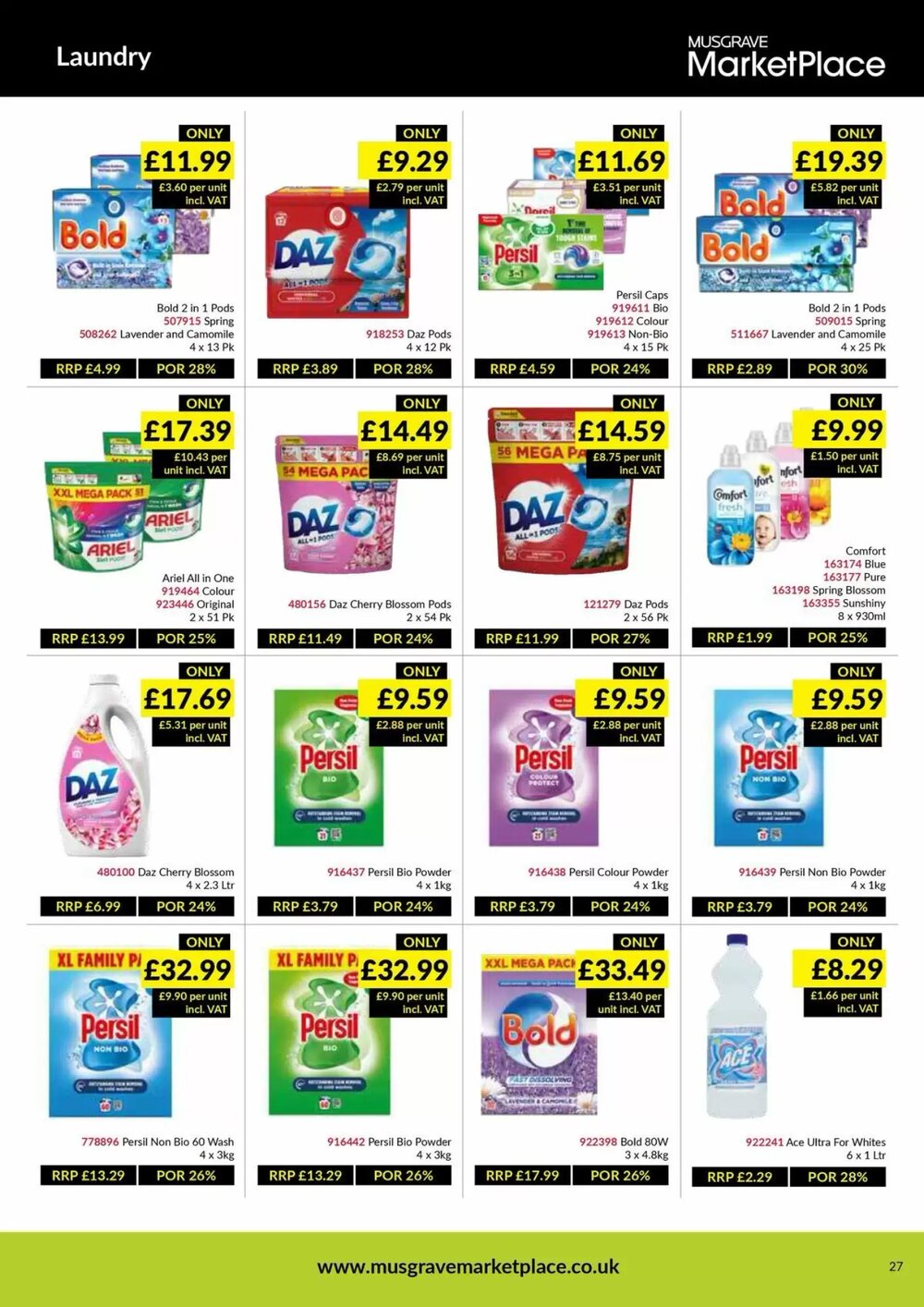 Musgrave MarketPlace offers valid from 05/01/2026 - Page 27.
