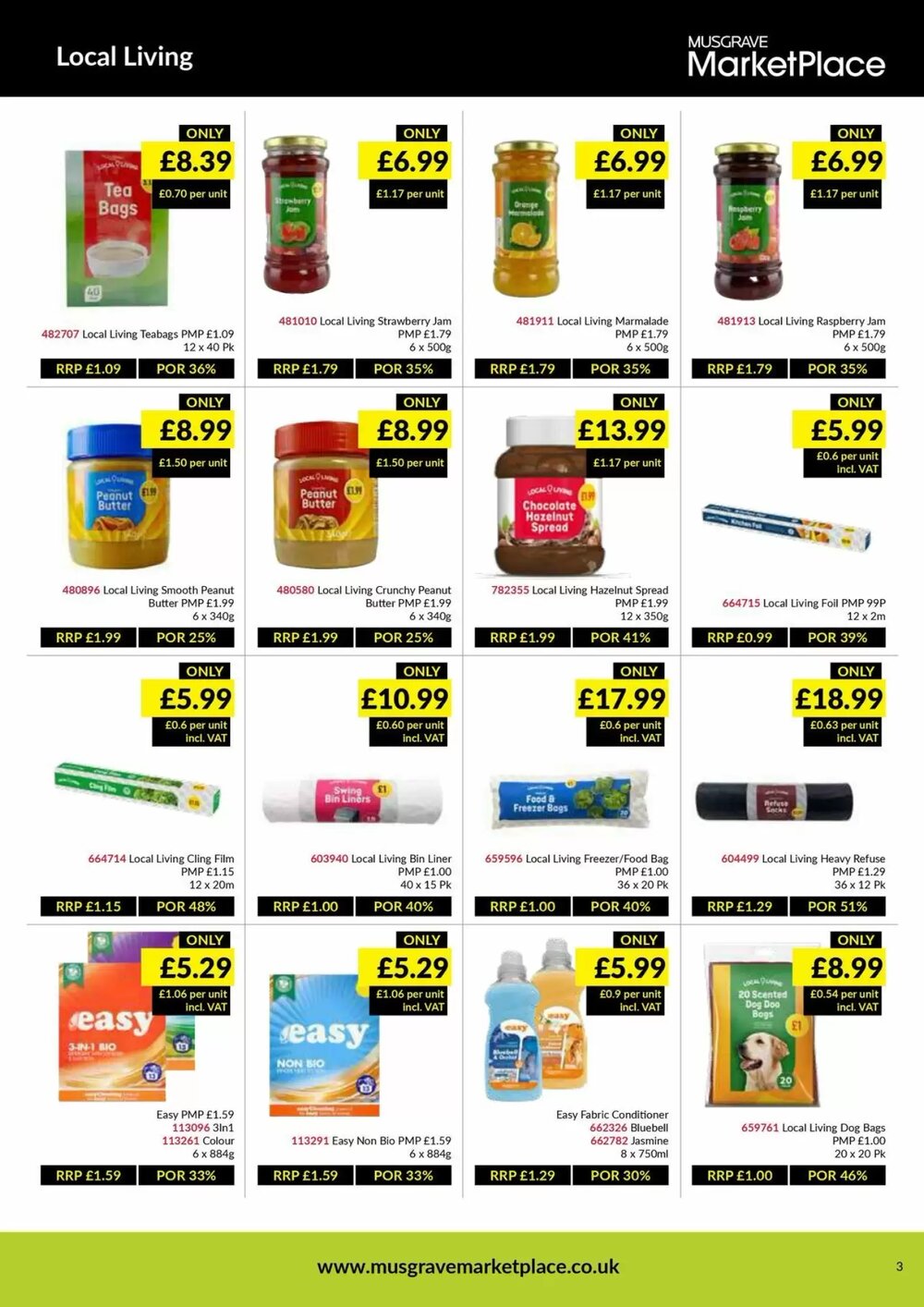 Musgrave MarketPlace offers valid from 05/01/2026 - Page 3.