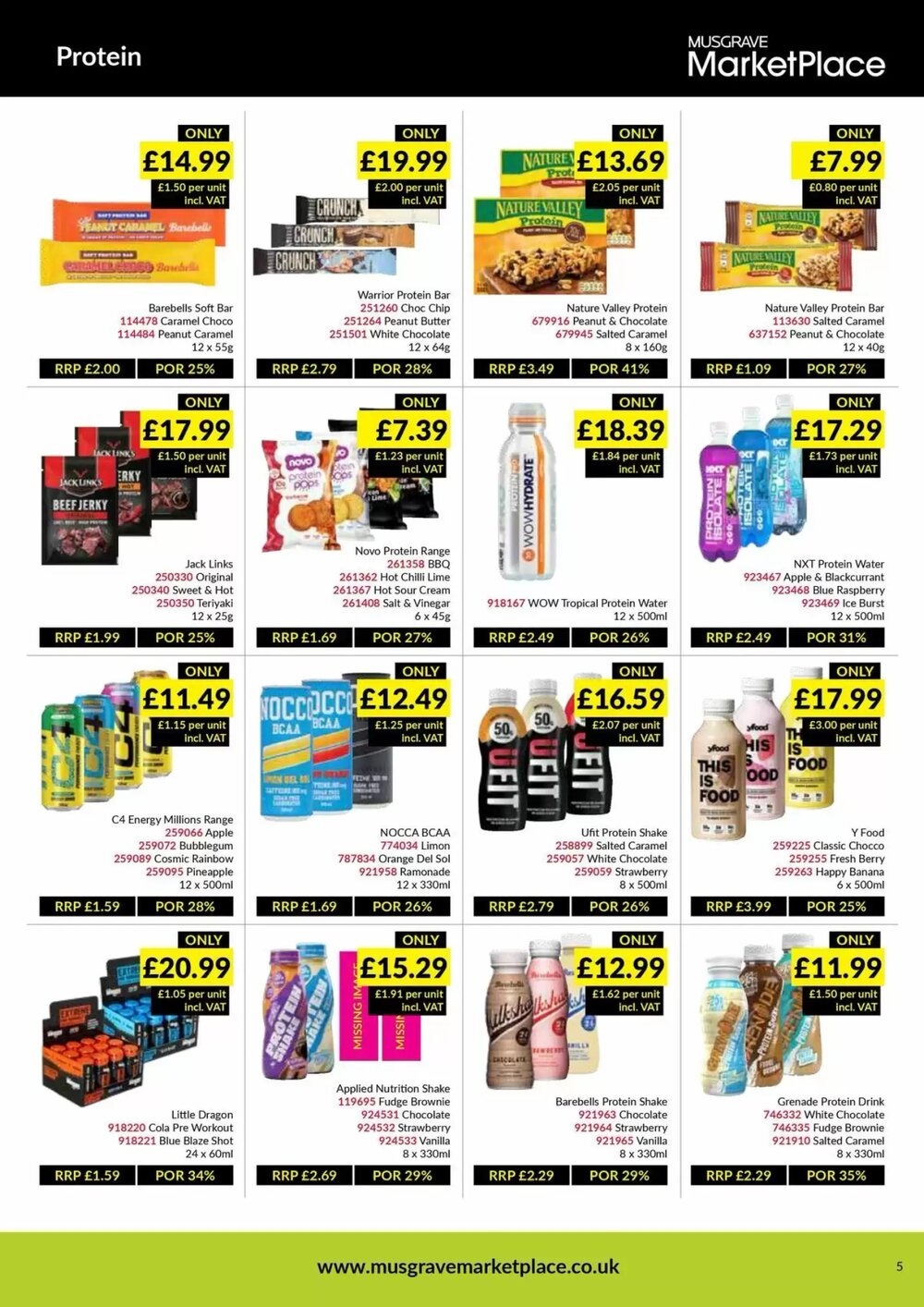 Musgrave MarketPlace offers valid from 05/01/2026 - Page 5.