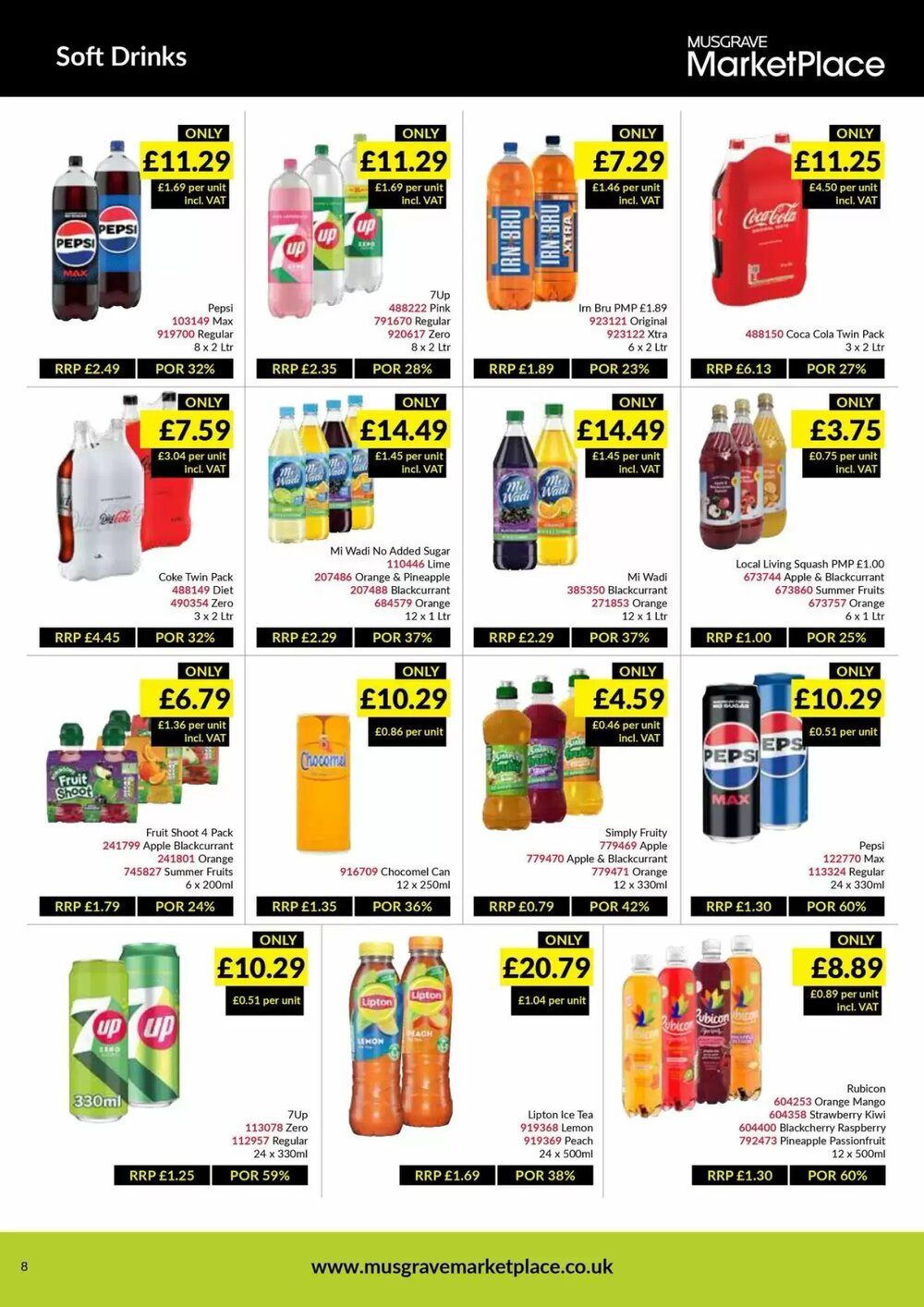 Musgrave MarketPlace offers valid from 05/01/2026 - Page 8.