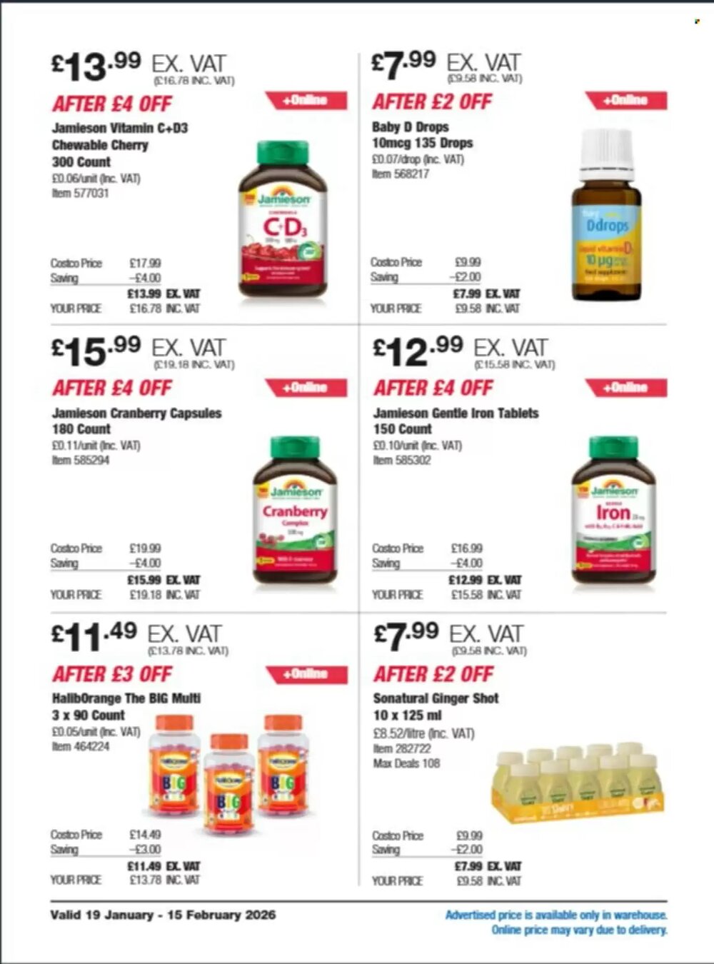 Costco offers valid from 10/01/2026 - Page 16.
