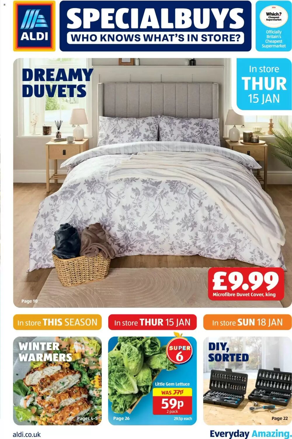 Aldi offers valid from 15/01/2026 - Page 1.