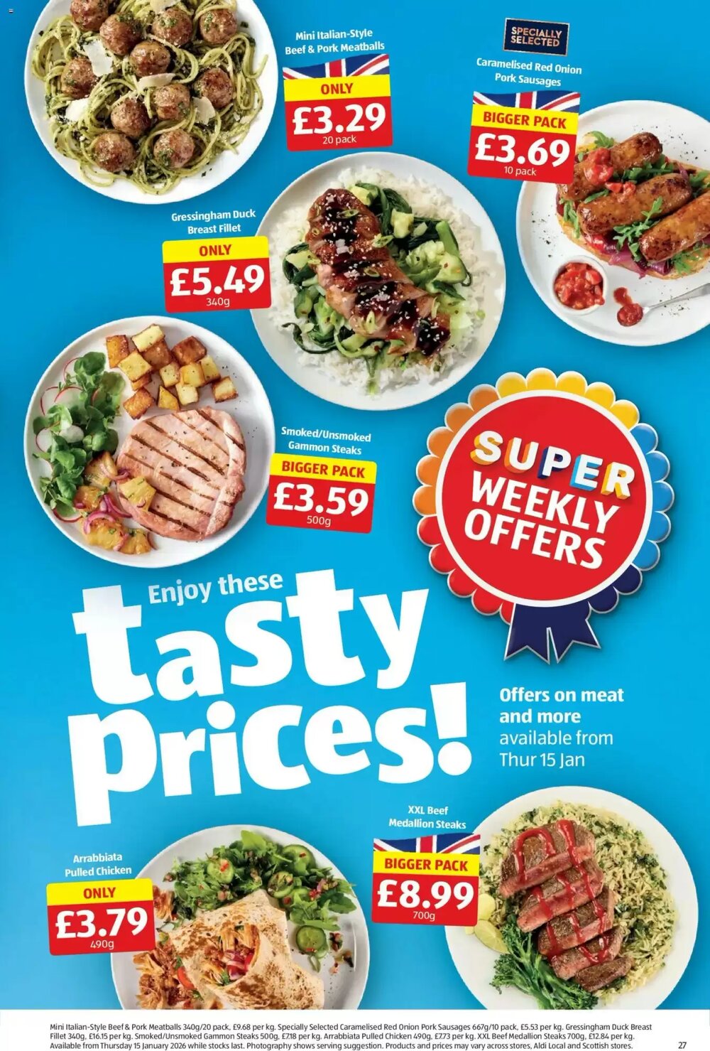 Aldi offers valid from 15/01/2026 - Page 27.