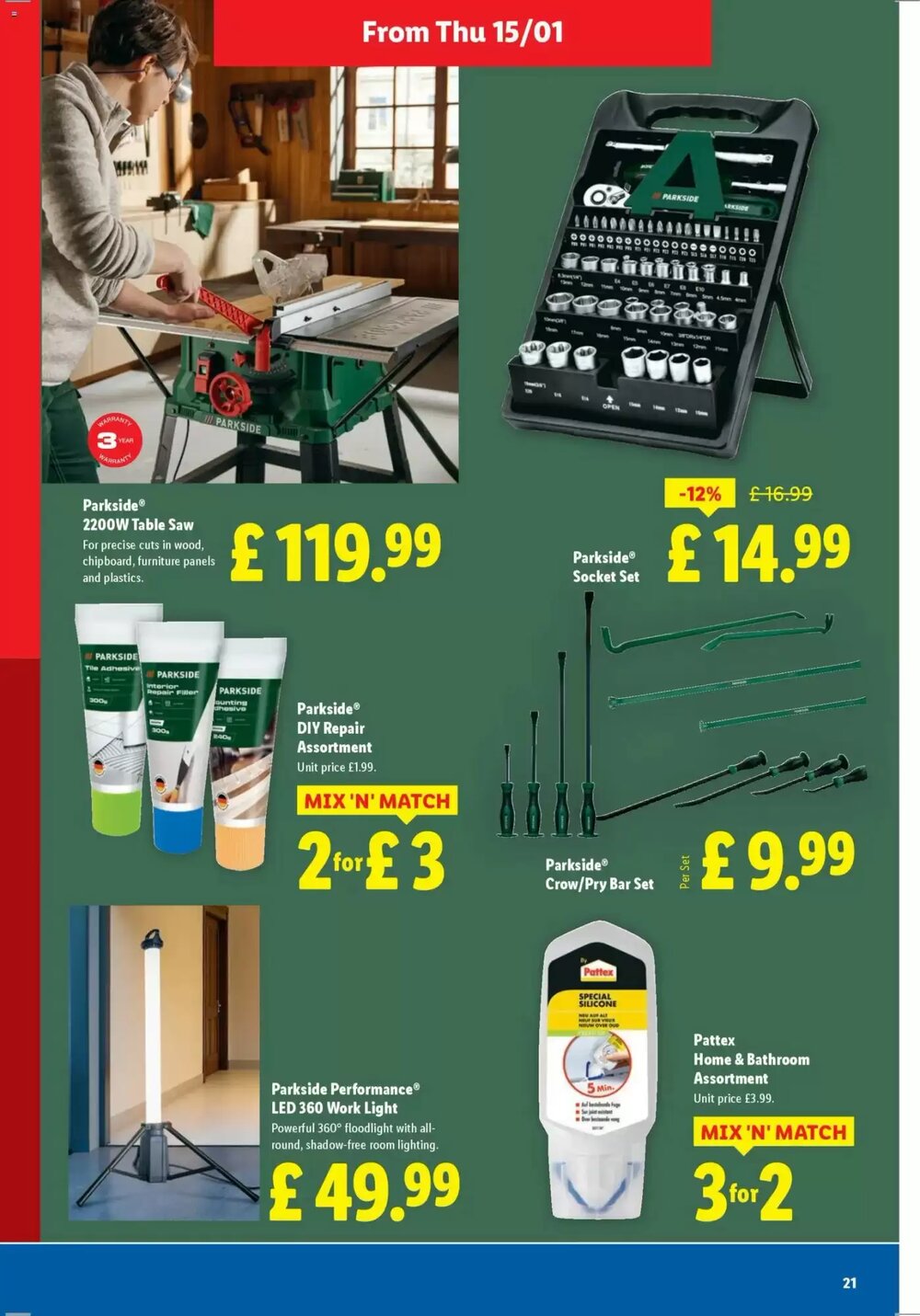 Lidl offers valid from 15/01/2026 - Page 21.