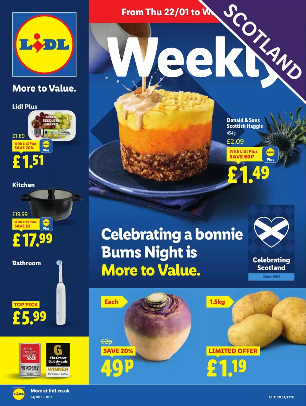 Lidl offers valid from 22/01/2026 - Page 1.