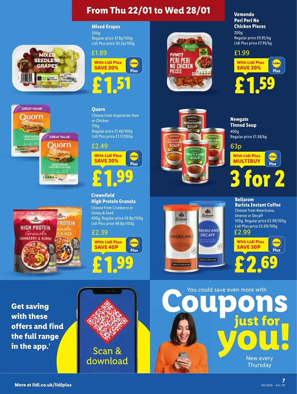 Lidl offers valid from 22/01/2026 - Page 7.