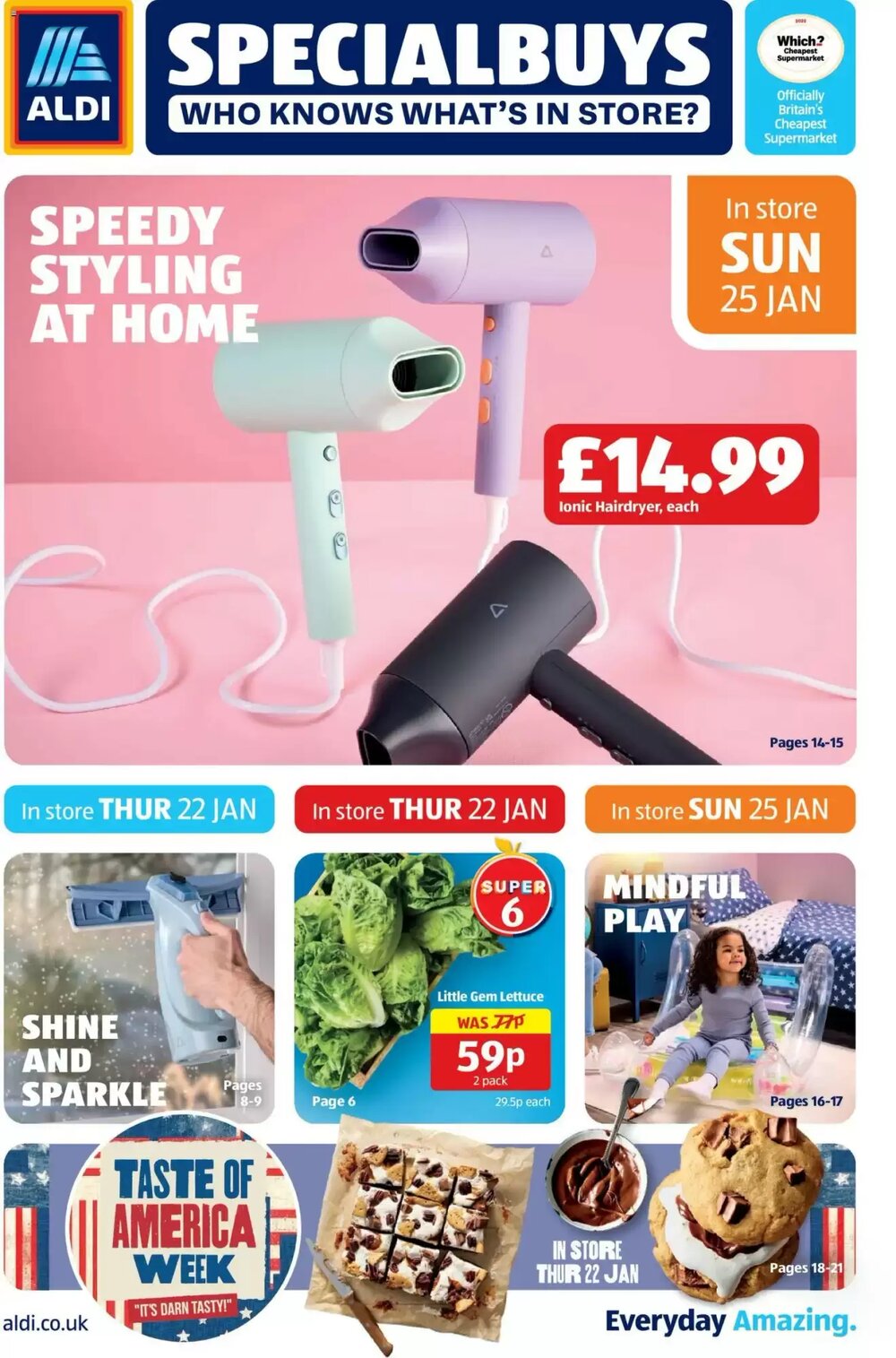 Aldi offers valid from 22/01/2026 - Page 1.
