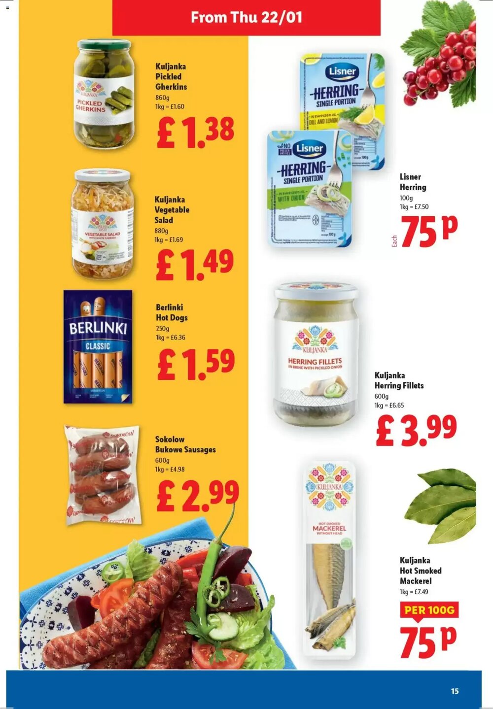 Lidl offers valid from 22/01/2026 - Page 15.