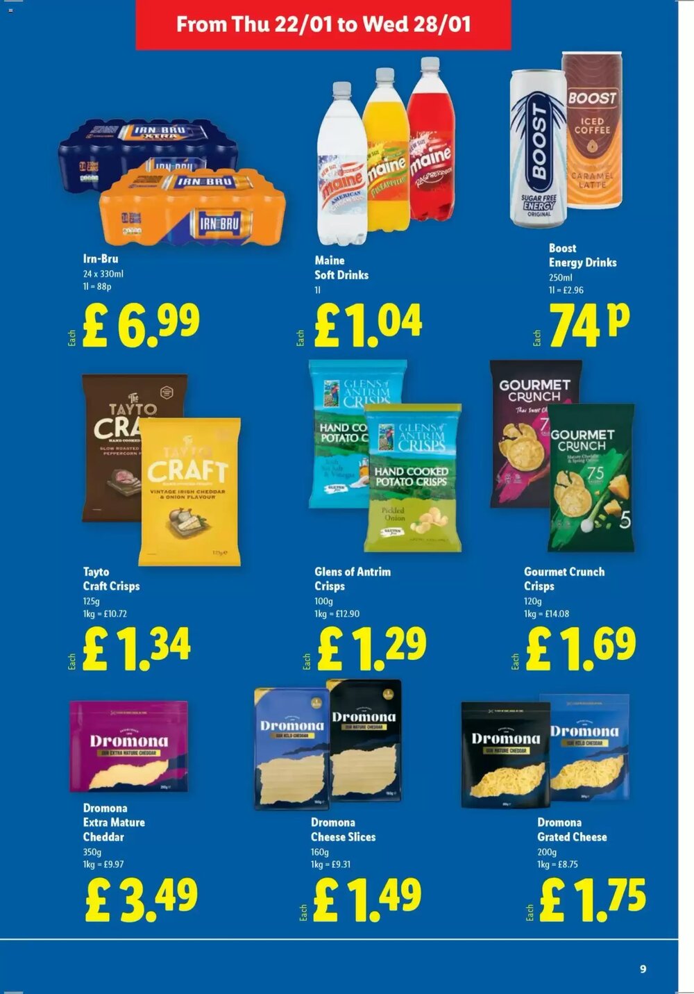 Lidl offers valid from 22/01/2026 - Page 9.