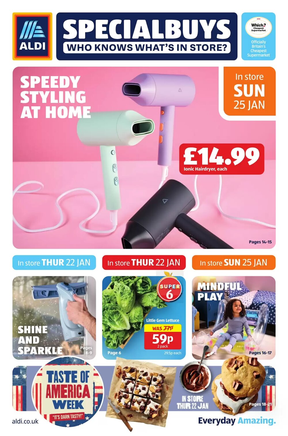 Aldi offers valid from 25/01/2026 - Page 1.