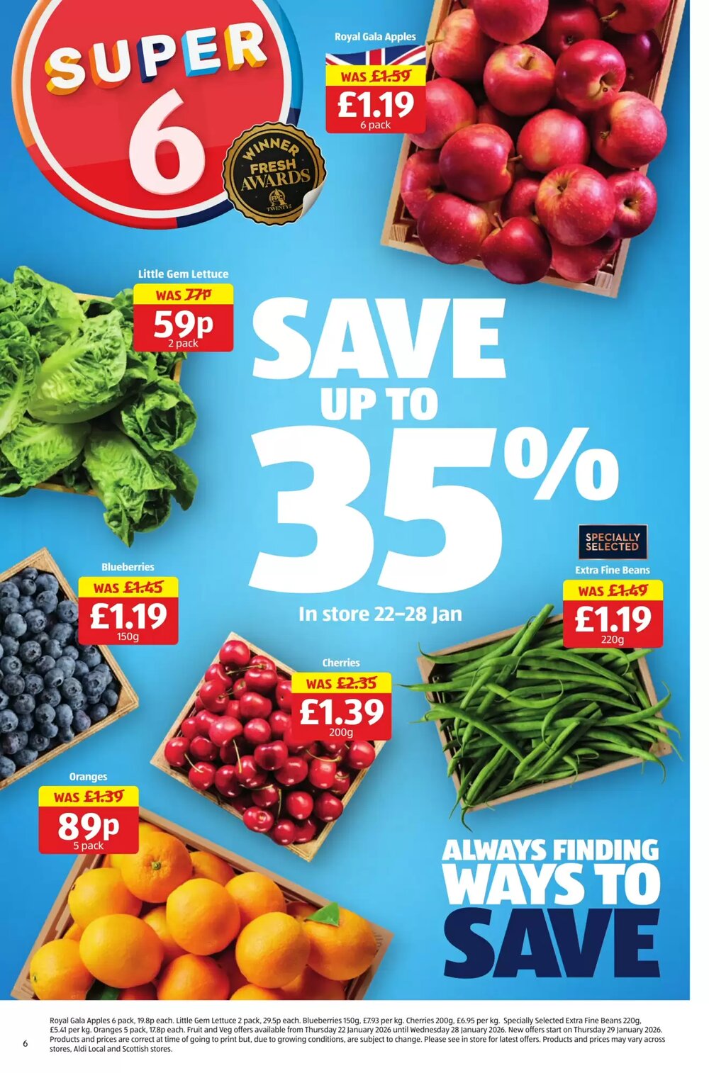 Aldi offers valid from 25/01/2026 - Page 6.