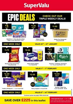 SuperValu offers valid from 25/01/2026