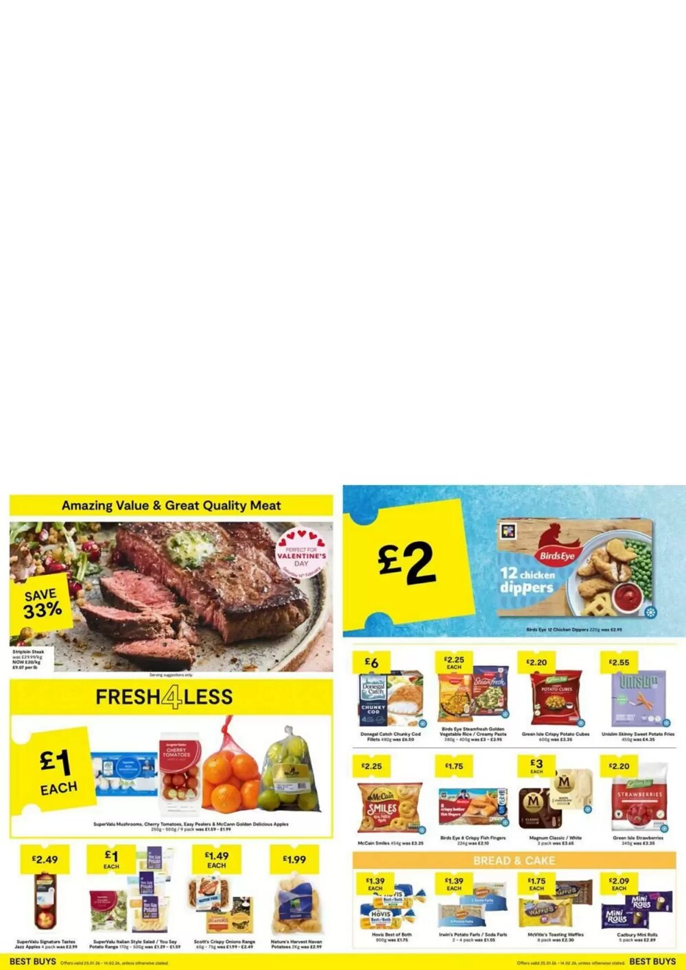 SuperValu offers valid from 25/01/2026 - Page 4.