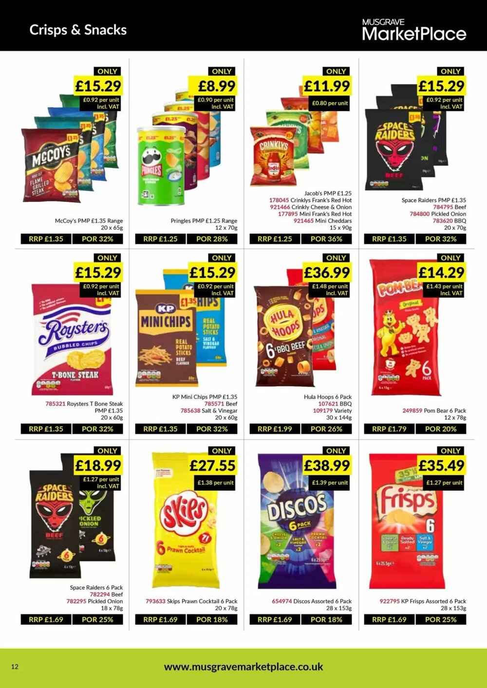 Musgrave MarketPlace offers valid from 26/01/2026 - Page 12.
