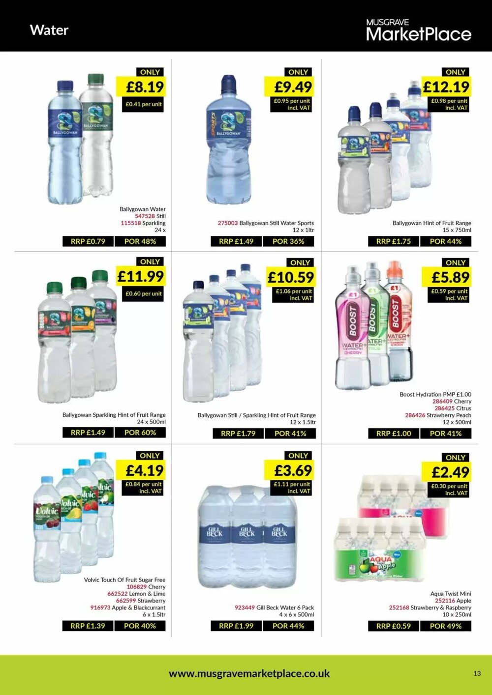 Musgrave MarketPlace offers valid from 26/01/2026 - Page 13.