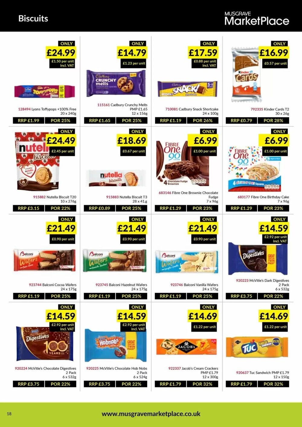 Musgrave MarketPlace offers valid from 26/01/2026 - Page 18.