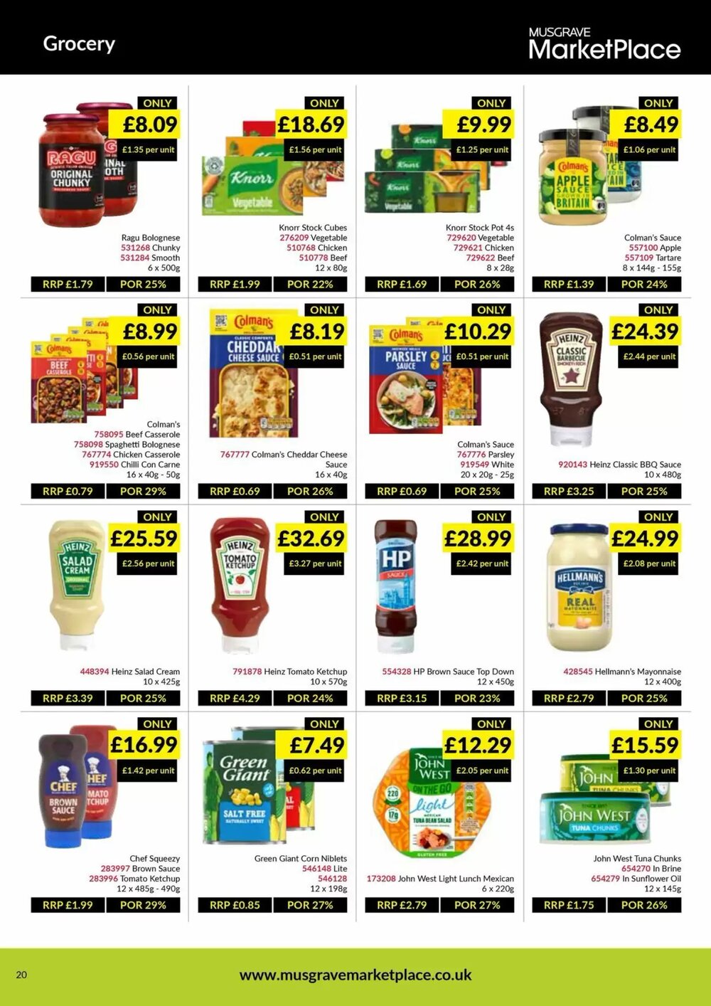 Musgrave MarketPlace offers valid from 26/01/2026 - Page 20.