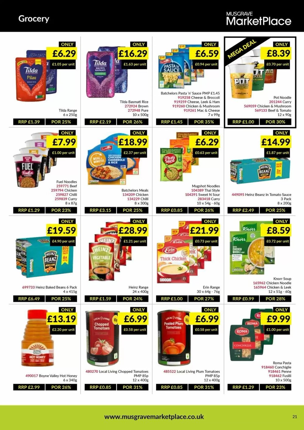 Musgrave MarketPlace offers valid from 26/01/2026 - Page 21.