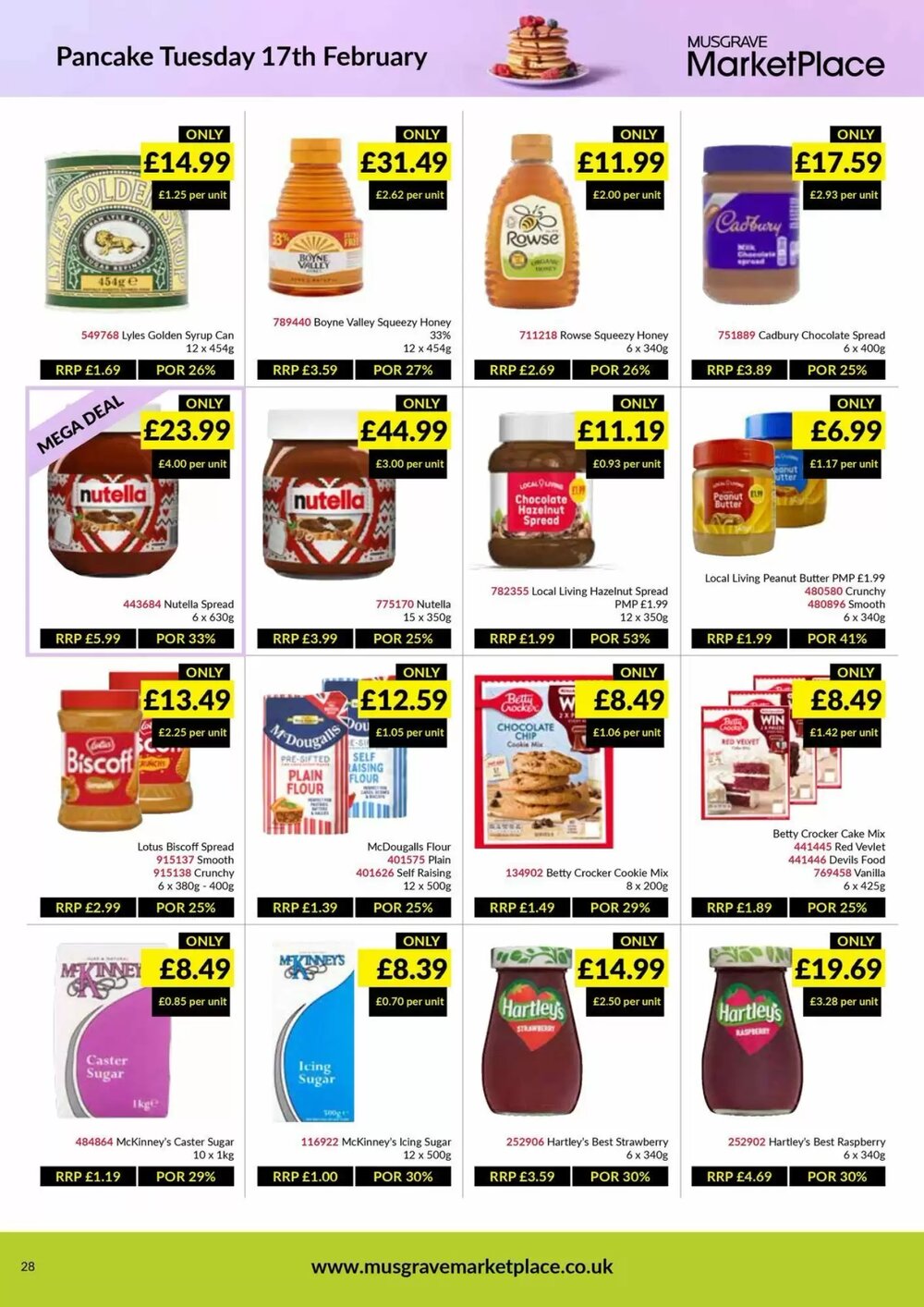 Musgrave MarketPlace offers valid from 26/01/2026 - Page 28.