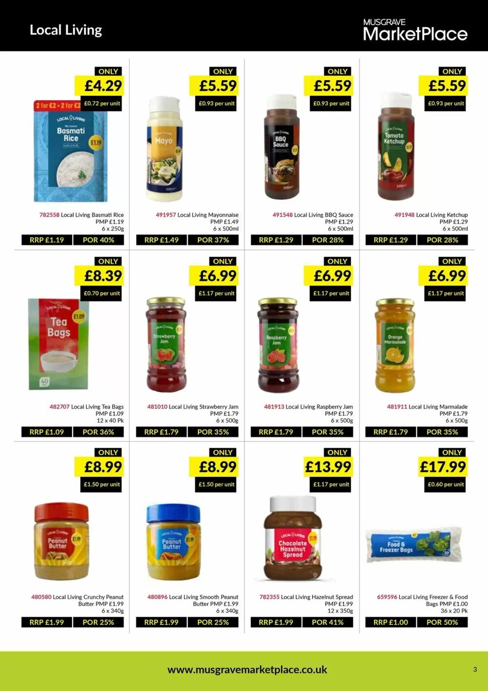 Musgrave MarketPlace offers valid from 26/01/2026 - Page 3.