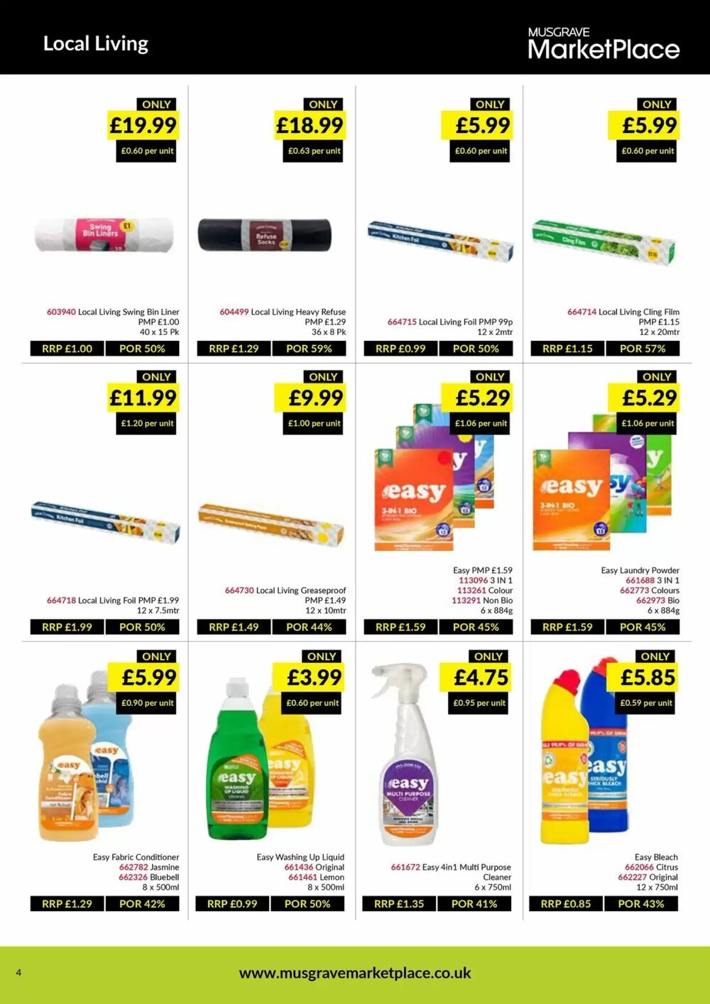 Musgrave MarketPlace offers valid from 26/01/2026 - Page 4.