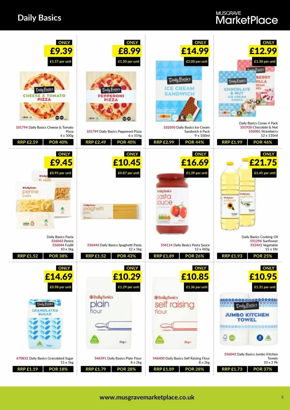 Musgrave MarketPlace offers valid from 26/01/2026 - Page 5.