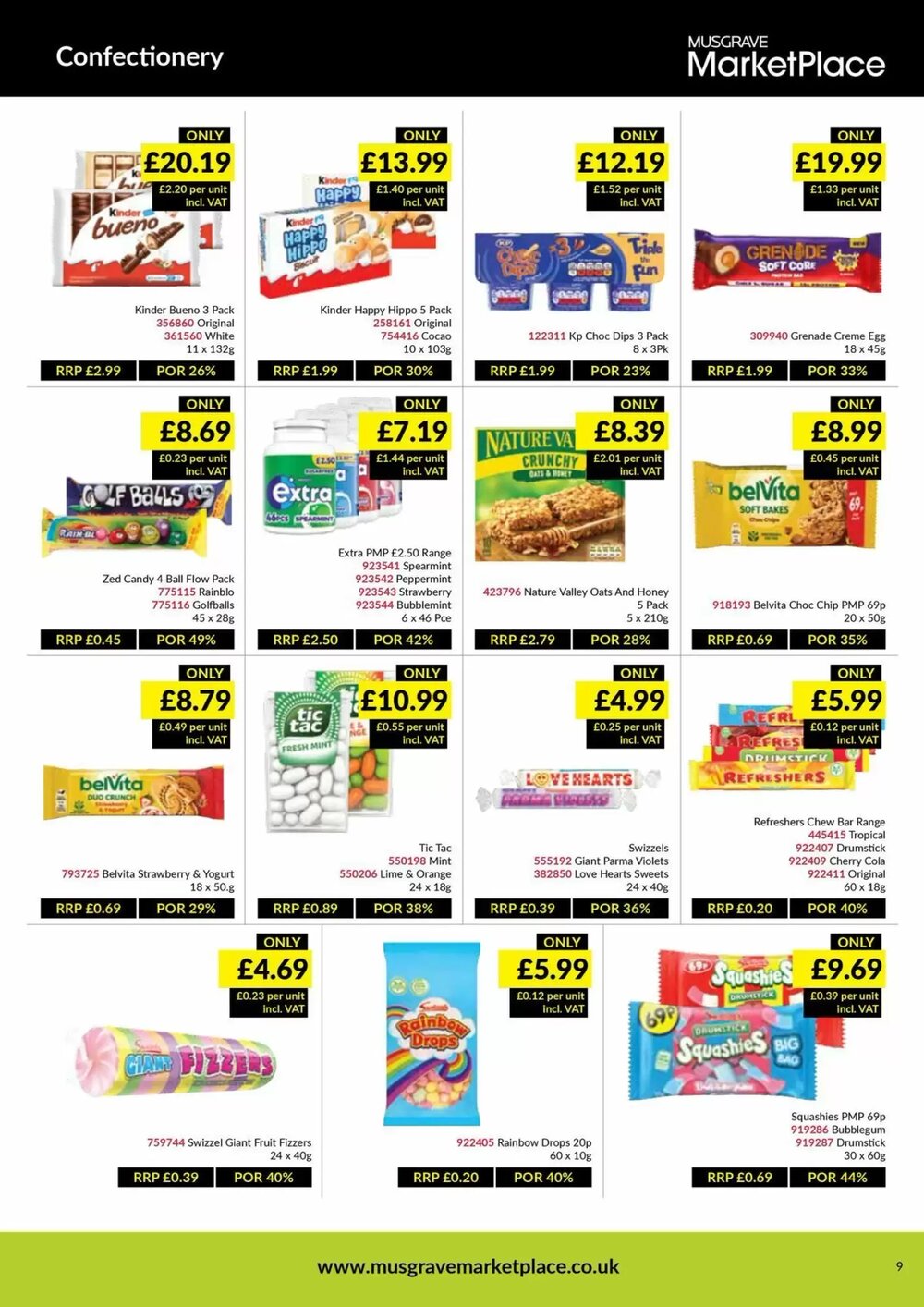 Musgrave MarketPlace offers valid from 26/01/2026 - Page 9.