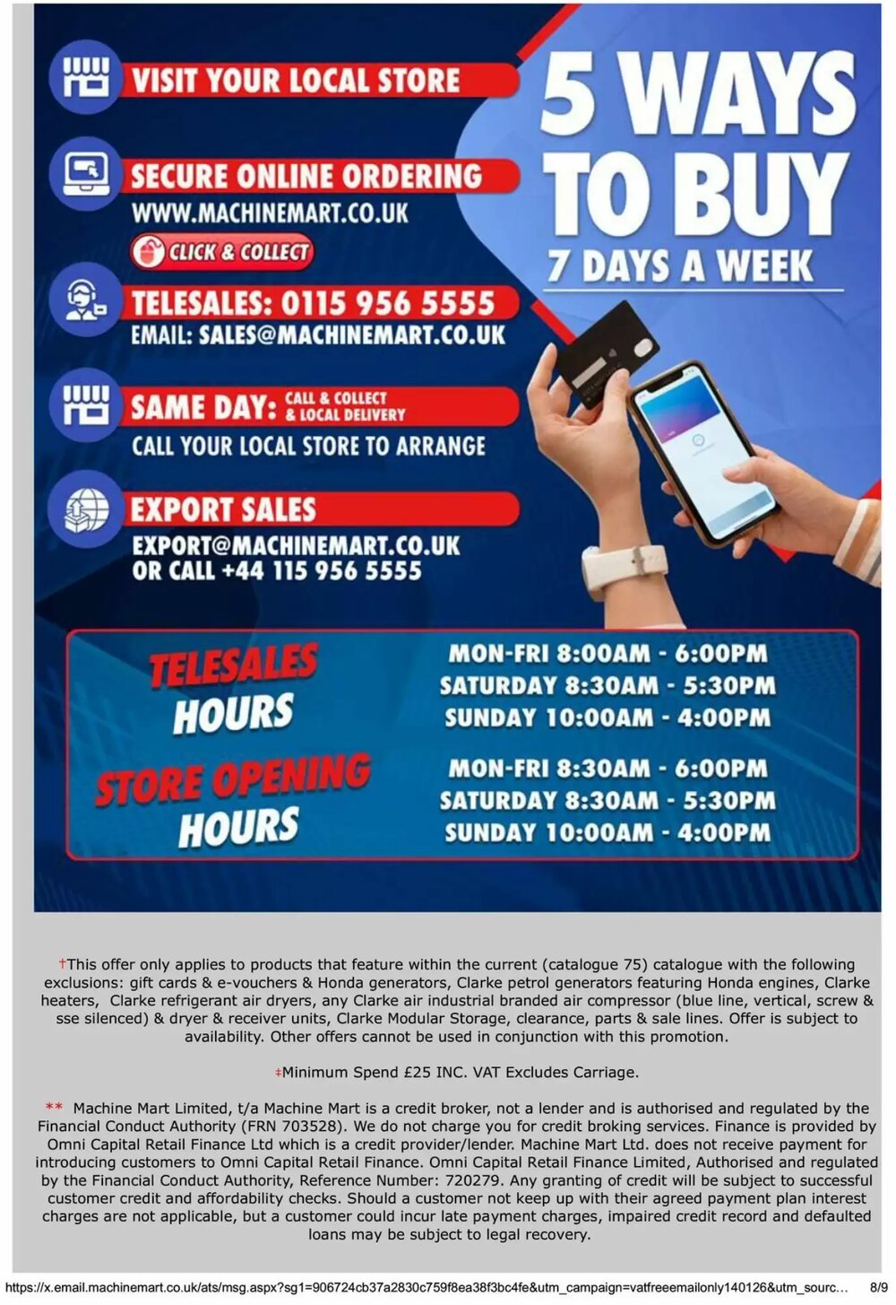 Machine Mart offers valid from 26/01/2026 - Page 8.