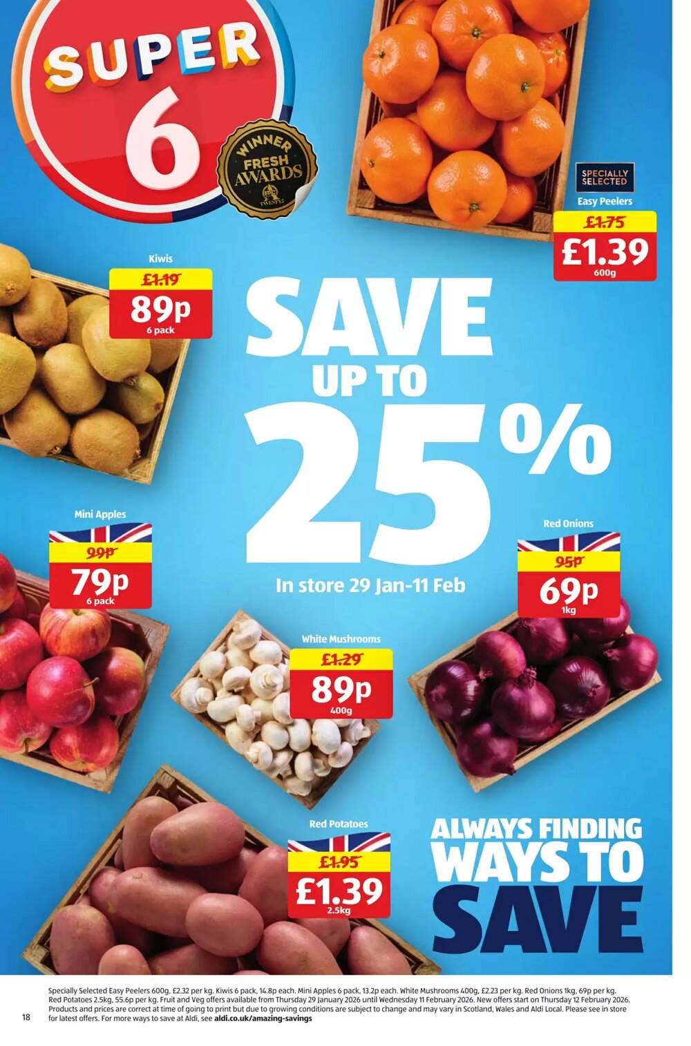 Aldi offers valid from 29/01/2026 - Page 18.