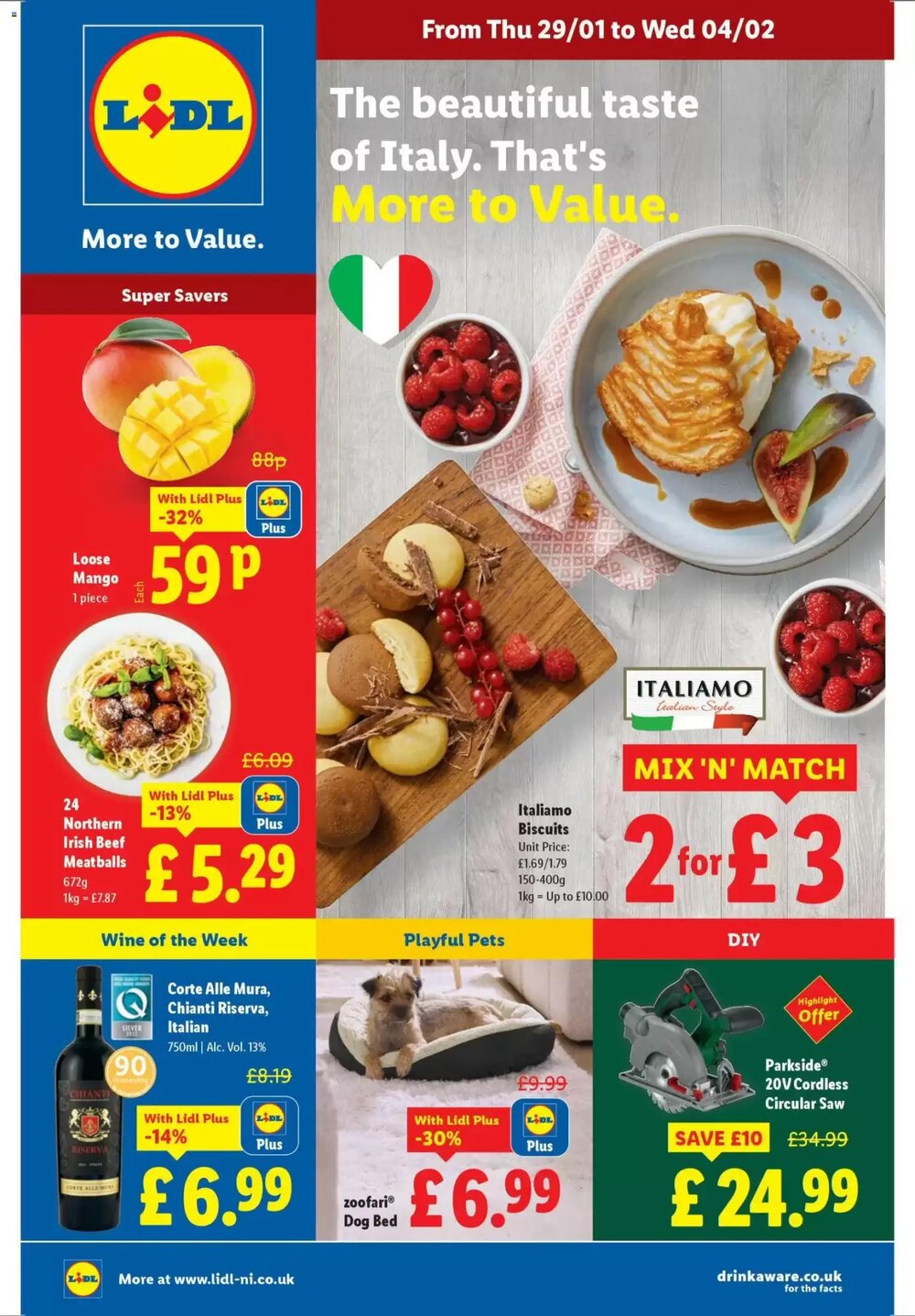 Lidl offers valid from 29/01/2026 - Page 1.