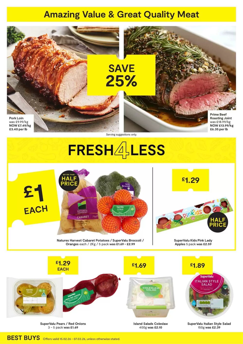 SuperValu offers valid from 15/02/2026 - Page 8.